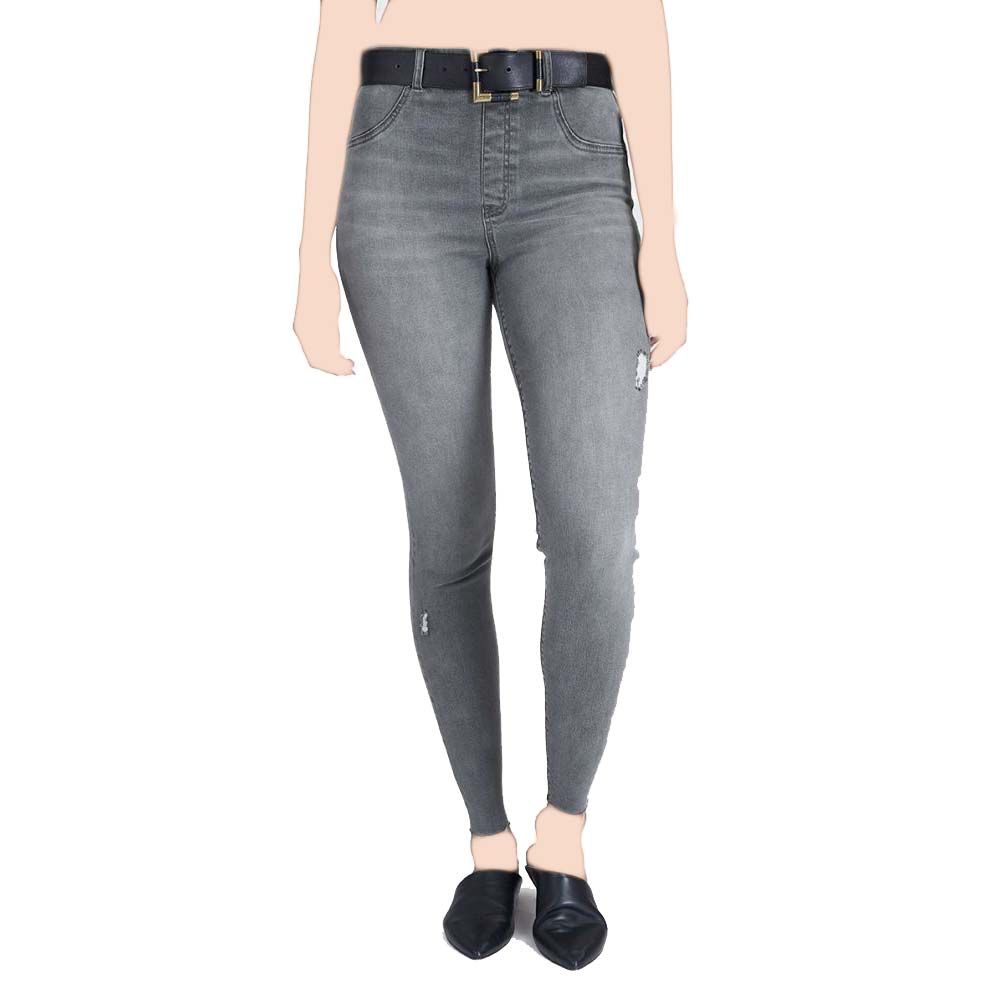 Spanx distressed best sale denim leggings black